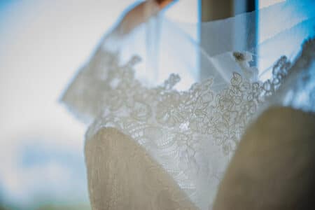 dentelle robe mariage transparent